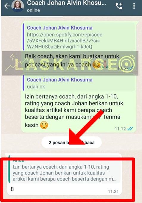 Testi Coach Johan Alvin